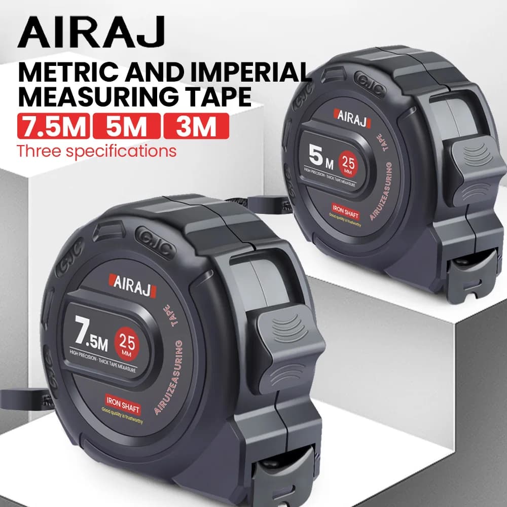 High Precision Measuring Instruments 3/5/7.5m, Home Joinery Mesh, Waterproof Tape Meter and Anti-corrosion