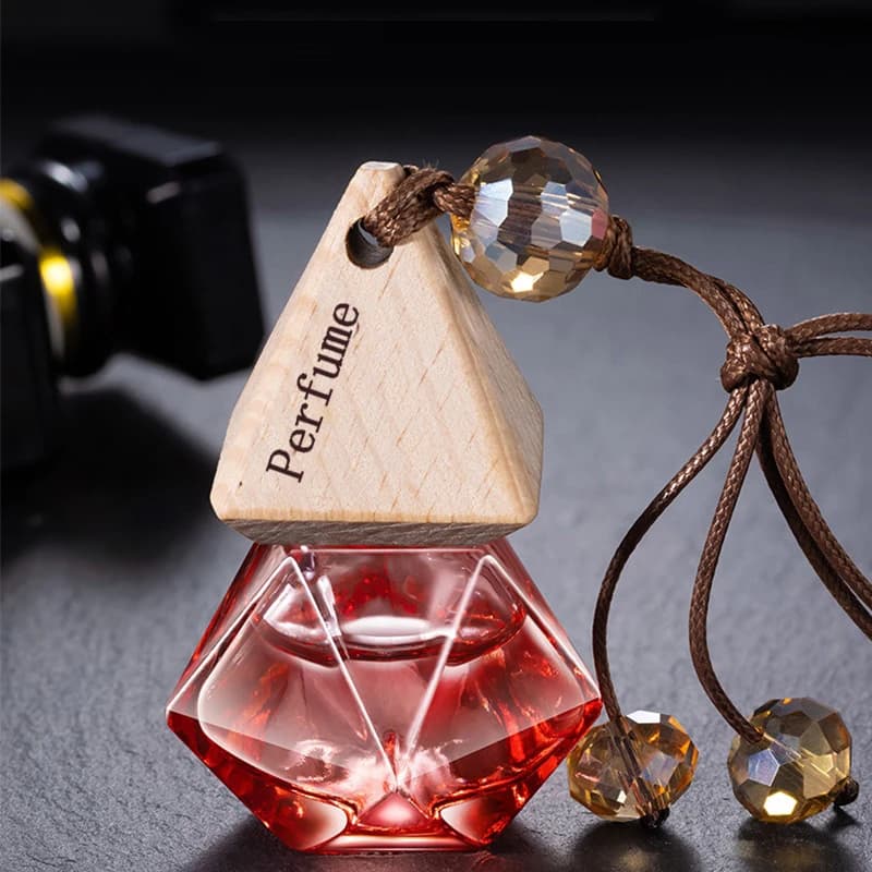 High Quality Car Scent Pendant, Perfume Rear Mirror Pendant Mounted On Car, Car Odor Removal With Scent Essential Oil Pendant