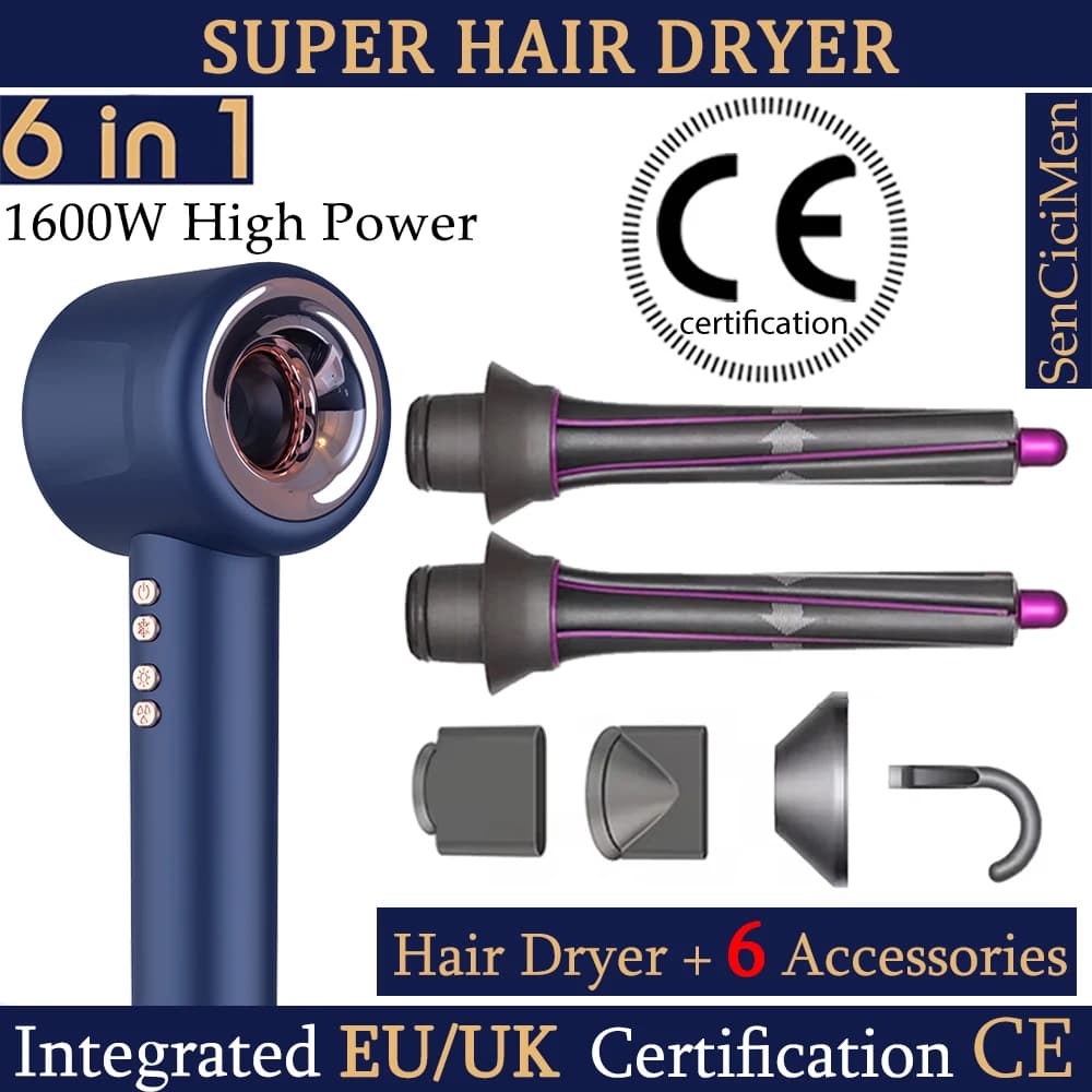 220V 1600W Super Haircare Styling Ion Instrument Negative Anion Constant Hair Dryer