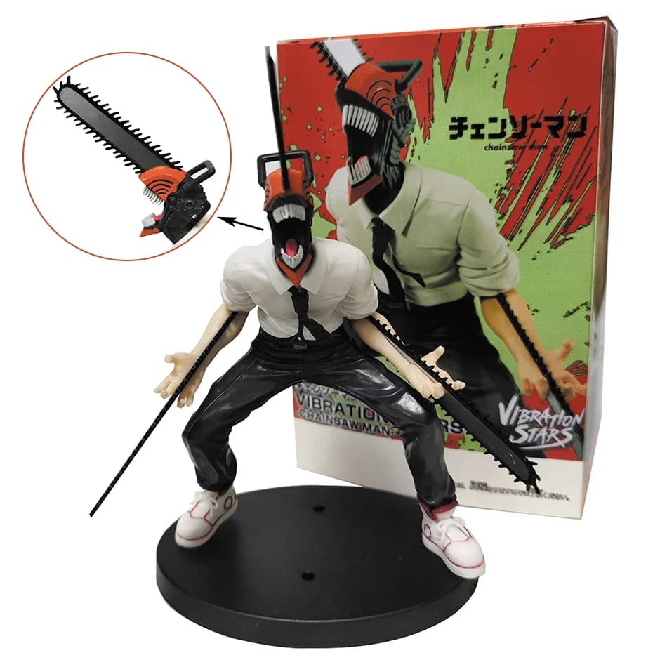 Hot 18 cm Chainsaw Man Anime Figura Power Denji Action Figure PVC Chainsaw Man Power Figurine PVC Collezione per adulti Modello Doll Toy