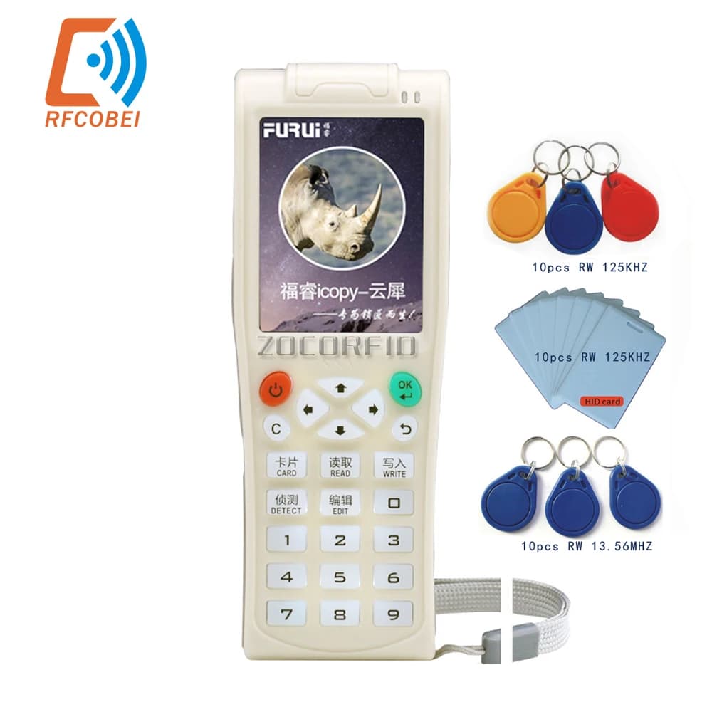 Nuovo RFID Wifi Lettore di schede di crittografia intelligente 13.56Mhz Tag Copier 125Khz T5577 Duplicatore NFC Key Writer ICOPY8 Pro Programmatore