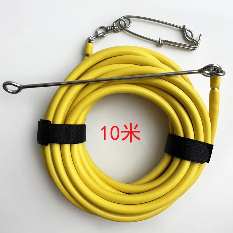 Corda Galleggiante Portatile per Pesca Subacquea 20M / 15M / 10M, Linea Pieghevole per Tonno