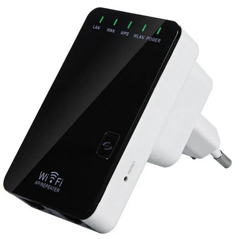 Ripetitore Wifi Router Wireless Extender AP Booster Amplificatore LAN Client Bridge IEEE802.11b / g / n Spina UE Wi fi Roteador