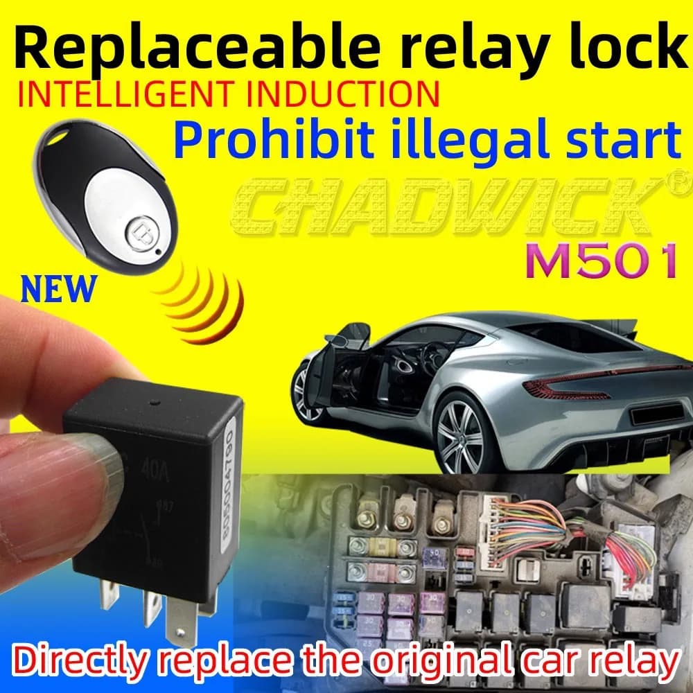 Blocco motore per auto immobilizzatore wireless per sistema ANTISTO A INDUZIONE INTELLIGENTE AUTO per veicoli 12V