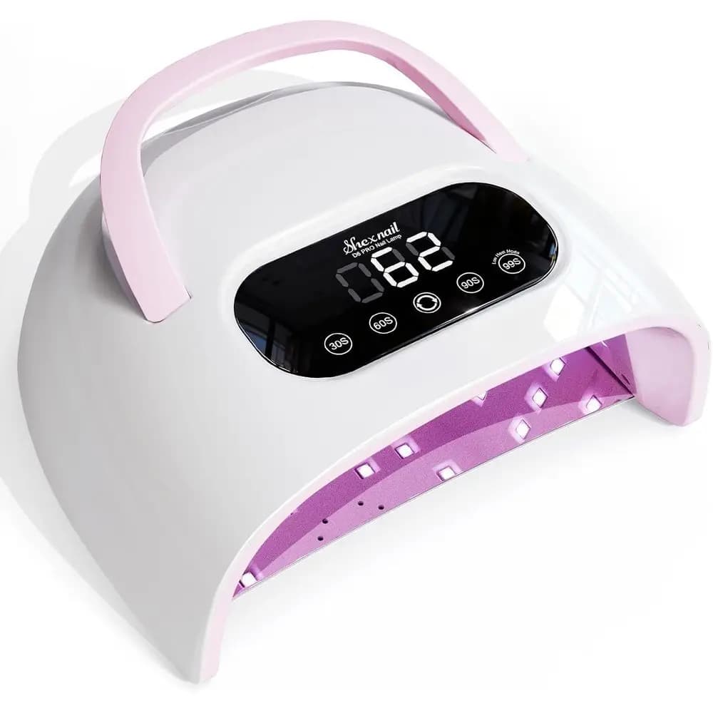 UV Lamp for Nails, Portable LED Lamp with Intelligent Gel Nail Sensor, Rapid Polymerization in 30s, 4 Timer or Adjustments