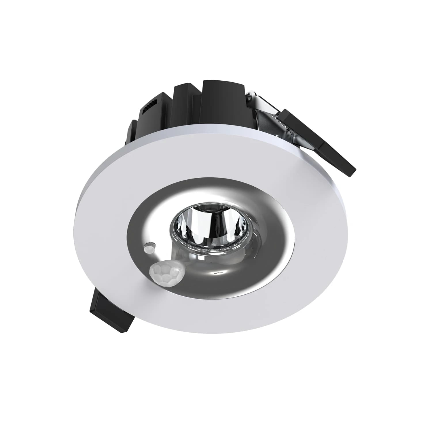 Confezione da 1, Faretto LED da Incasso con Sensore di Movimento PIR, 8W, per Fori da Φ55mm, Accensione/Spegnimento Automatico, Attivazione a Movimento