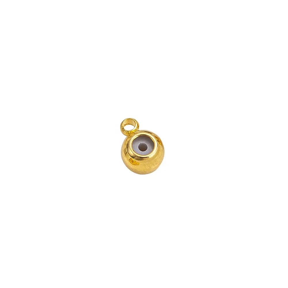 Anello di sollevamento in oro chiaro 14K placcato oro 18K Perline di posizionamento in silicone Perline di regolazione Accessori per gioielli fai da te Perline distanziatrici a catena