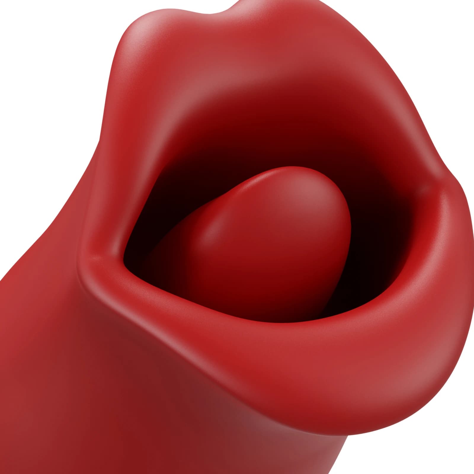 Rose-Vibratore Giocattoli del sesso per le donne Bocca Lingua Leccare Succhiare Mordere Vibratori Dildo Capezzolo Stimolatore del clitoride Masturbazione femminile