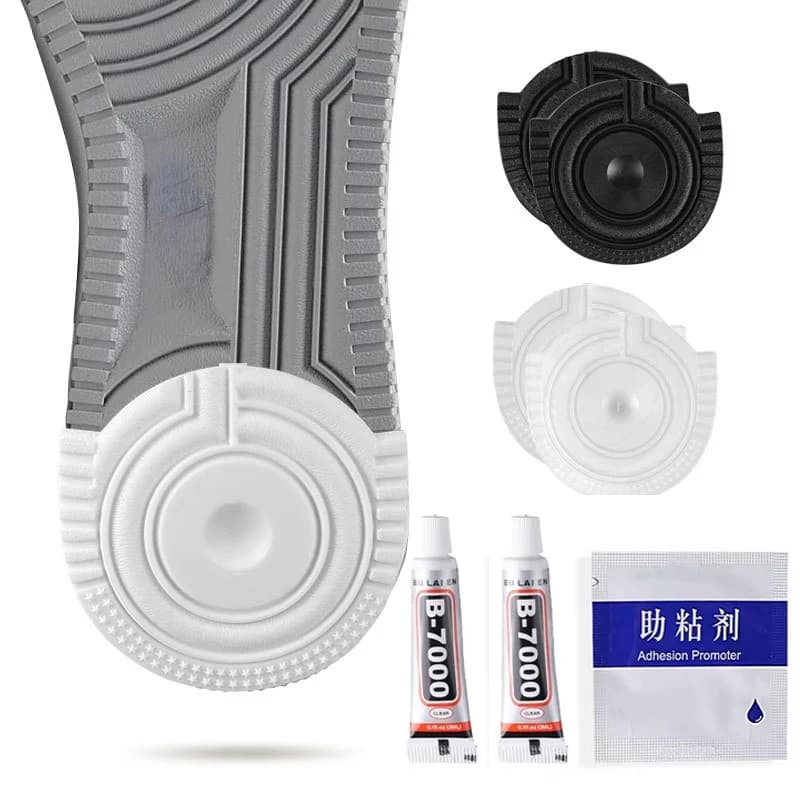 1 pair of protections for shoe heel sole for sneakers Wear resistant soles Wall decal Self-adhesive rubber sole Shoe care Non-slip cushions