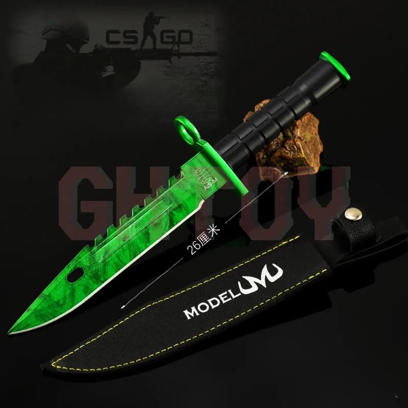 Coltello Medievale GO da 26cm/10.24in, Modello di Arma per Cosplay Samurai, Accessorio per Giochi, Regalo per Fidanzato, Oggetto da Collezione, Giocattolo da Scrivania e per Esterni