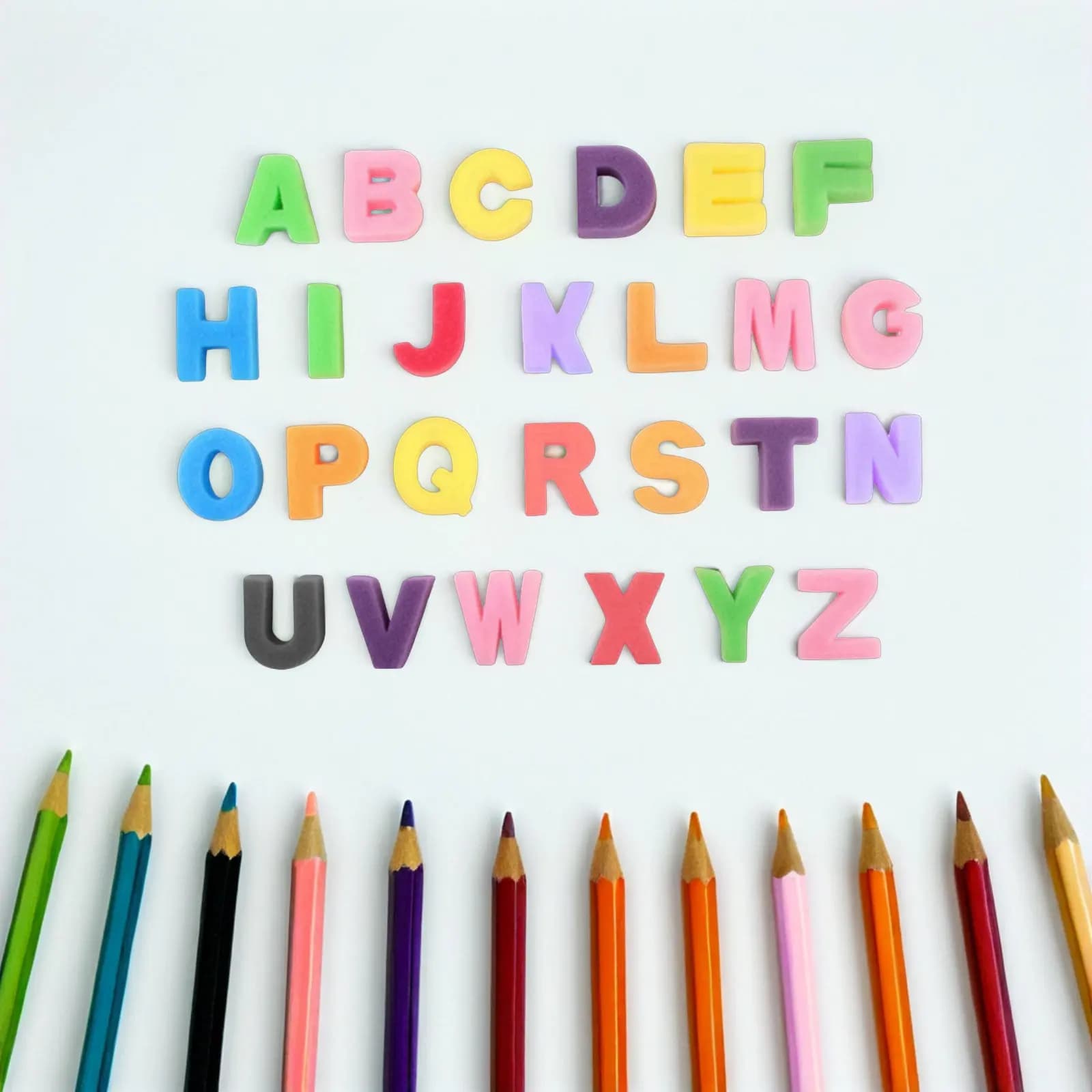Set di 26 Timbri in Spugna a Forma di Alfabeto per Bambini, Materiali per Pittura e Artigianato Fai-da-Te, Timbri Educativi per Dipingere, Spugne per Pittura