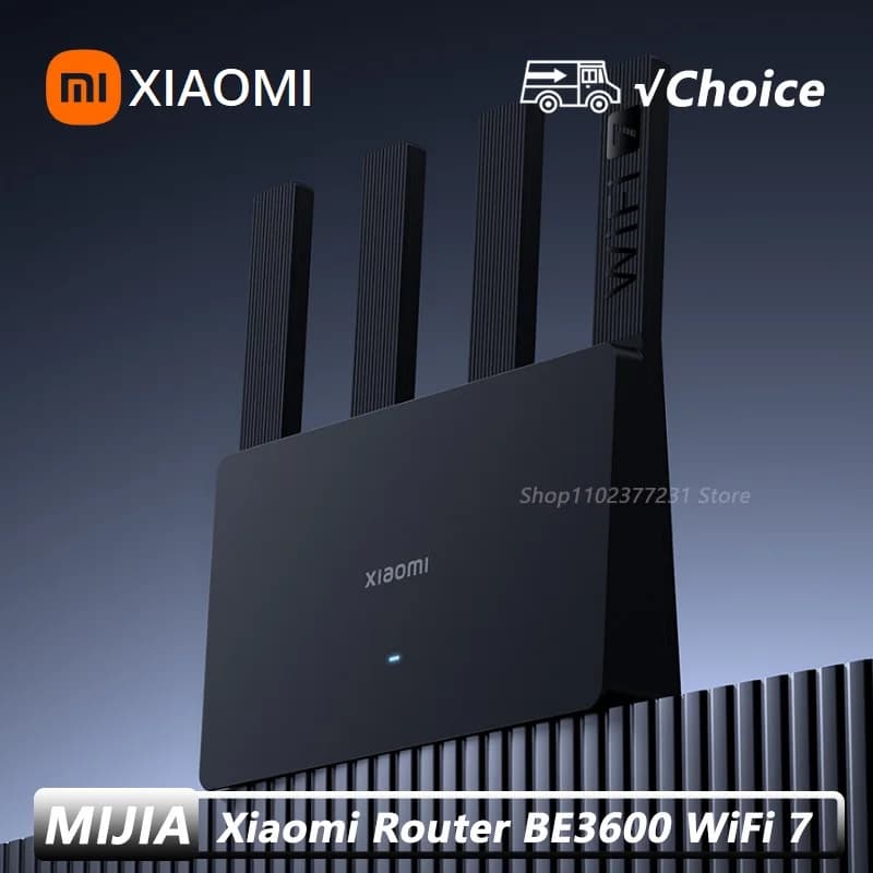 Router Xiaomi BE3600 WiFi 7 3570Mbps MLO Aggregazione dual-band Dual WAN LAN Accelerazione di gioco Ripetitore di rete a rete Extender