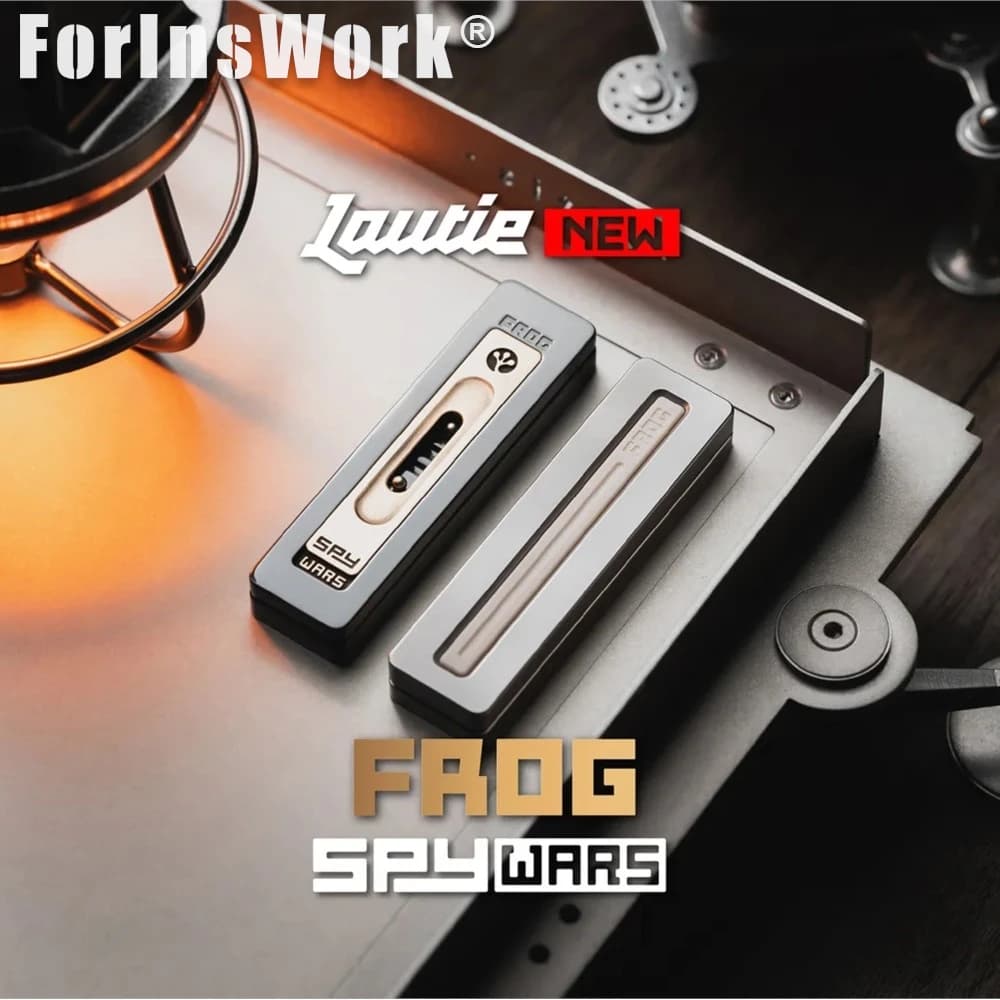 LAUTIE “Frog” Slider Meccanico Serie SpyWars, Meccanismo Innovativo, Esperienza Tattile Distintiva, Giocattolo EDC