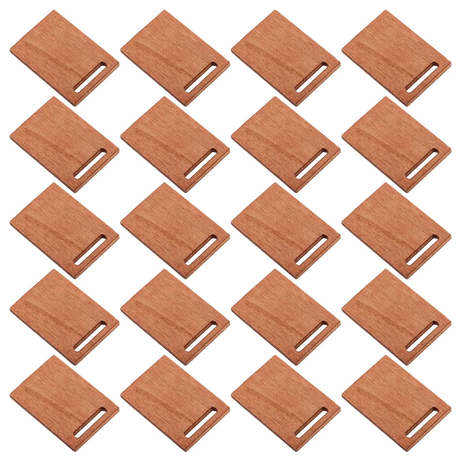 50 Pezzi Mini Taglieri in Legno per Decorazione Cucina Casa delle Bambole, Realistici Piccoli Taglieri, Accessori Miniatura per Cucina