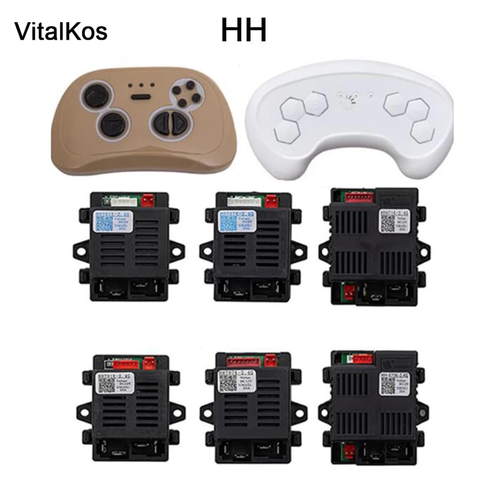 VitalKos HH701K telecomando e ricevitore (opzionale) di auto elettrica per bambini Bluetooth Ride On parti di ricambio per auto