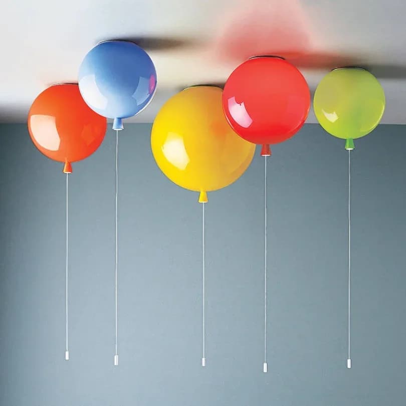Balloon Creative Ceiling Lamp Children's Room Bedroom Restaurant Corridor Bedside Decoration LED Suspension Lights Color lighting