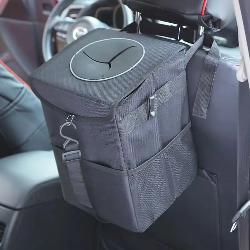 Pattumiera universale per auto Pattumiera per sedile posteriore Pattumiera impermeabile Pattumiera multifunzione Ricambi auto Organizzatore automatico Pulizia e finitura