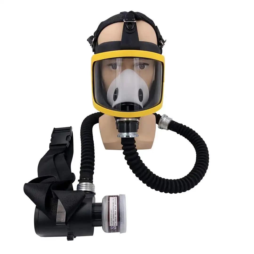 flusso d'aria costante elettrico fornito con maschera antigas completa/mezza faccia alimentata Sistema di respirazione Respiratore protettivo Dispositivo di sicurezza sul posto di lavoro