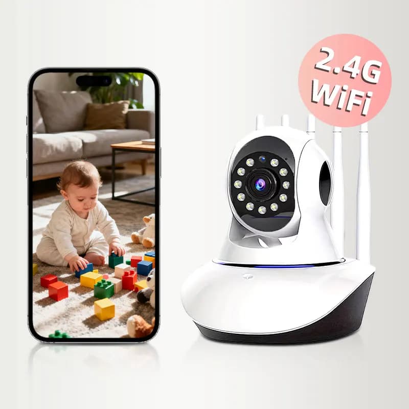 Telecamera senza fili Baby Monitor Visione notturna Mini Wireless interna 3MP Smart WiFi Telecamera IP Telecamera di sorveglianza CCTV di sicurezza domestica