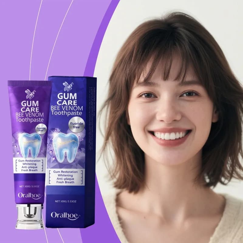 Bee venom toothpaste for the restoration of gums, whitening toothpaste for violet teeth for sensitive teeth, anti-plaque - Respiro