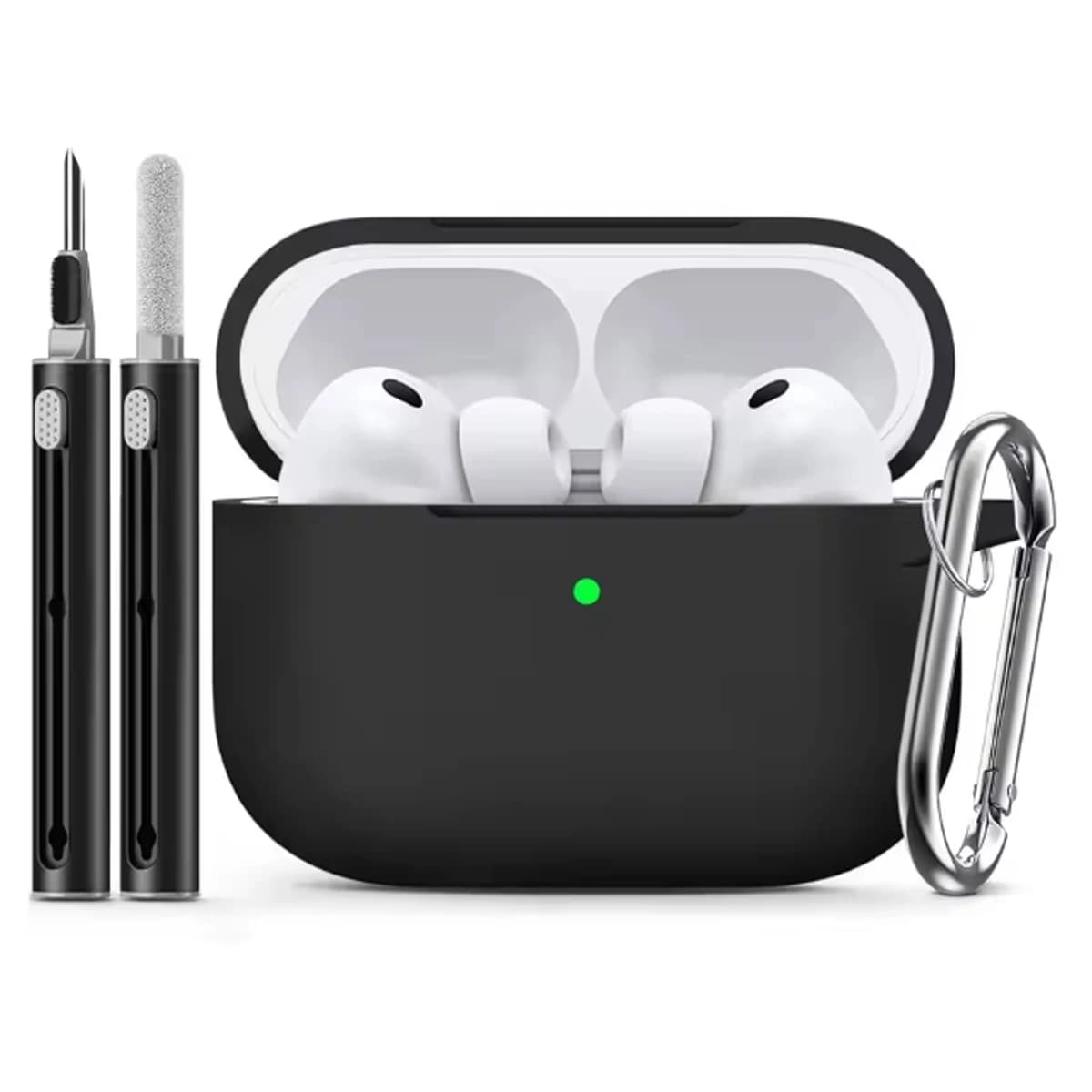 for AirPods Pro 3 Case 2025 with Cleaner Kit,Soft Silicone Protective Cases for Apple AirPods Pro 3rd Generation Case for Women