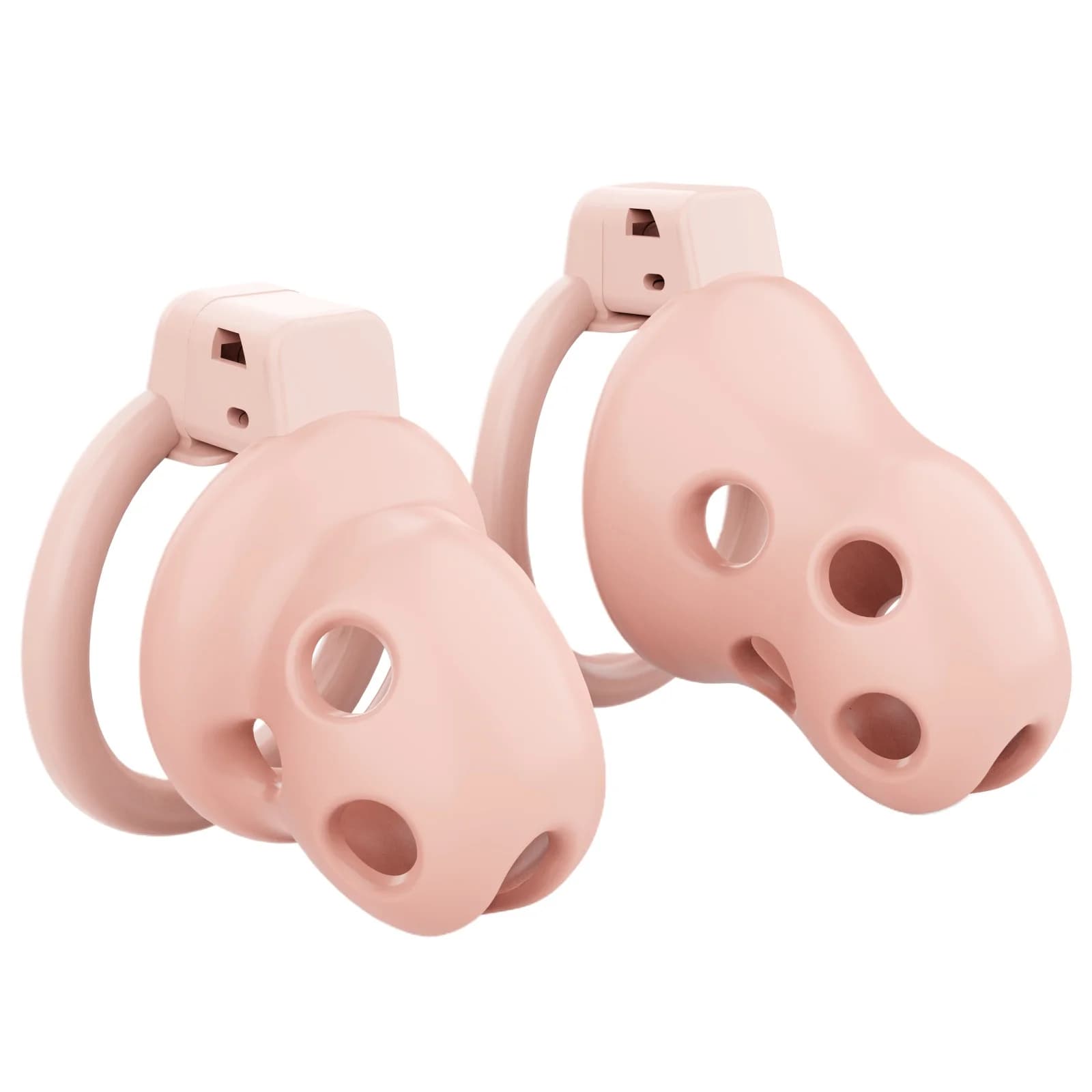Chastity Lock with Silicone Spikes adult sex toys, CB lock rings, masturbation, suitable for SM and crossdressing groups.FLR Gay