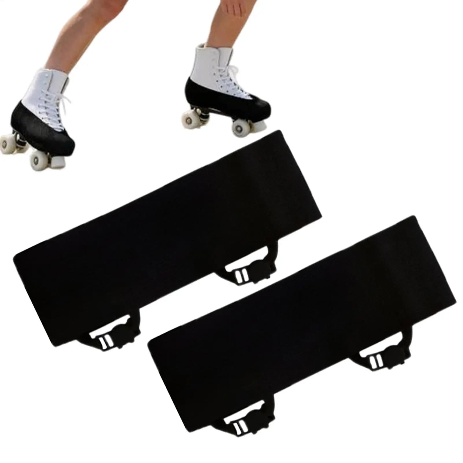 Ice Skate Guards Elastic Universal Protector With Buckle Ice Skate Covers For Men Women Skating Boots Outdoor Travel Practice