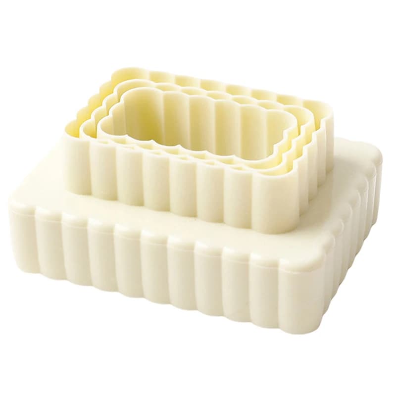 3 pz/set stampi per biscotti quadrati stampo per biscotti fondente fai da te strumento per decorazioni per torte tagliabiscotti stampi per pasticceria forniture per la cottura