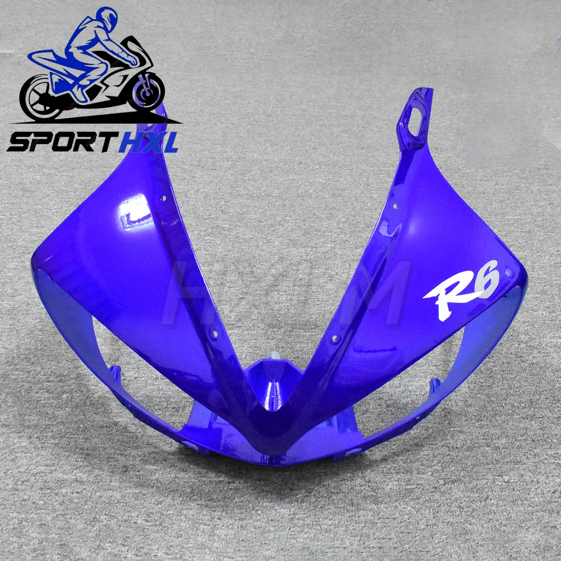 Front protection for Yamaha YZFR6 2003-2004-2005 Headlight Cover Front Headlight Cover Front Headlight Cover Blue Injection