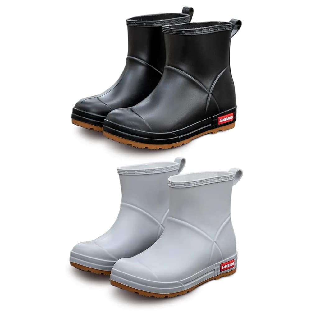 Women's Boots Waterproof Short Rain Boots Ankle Rain Shoes Garden Shoes Outdoor Work Boots