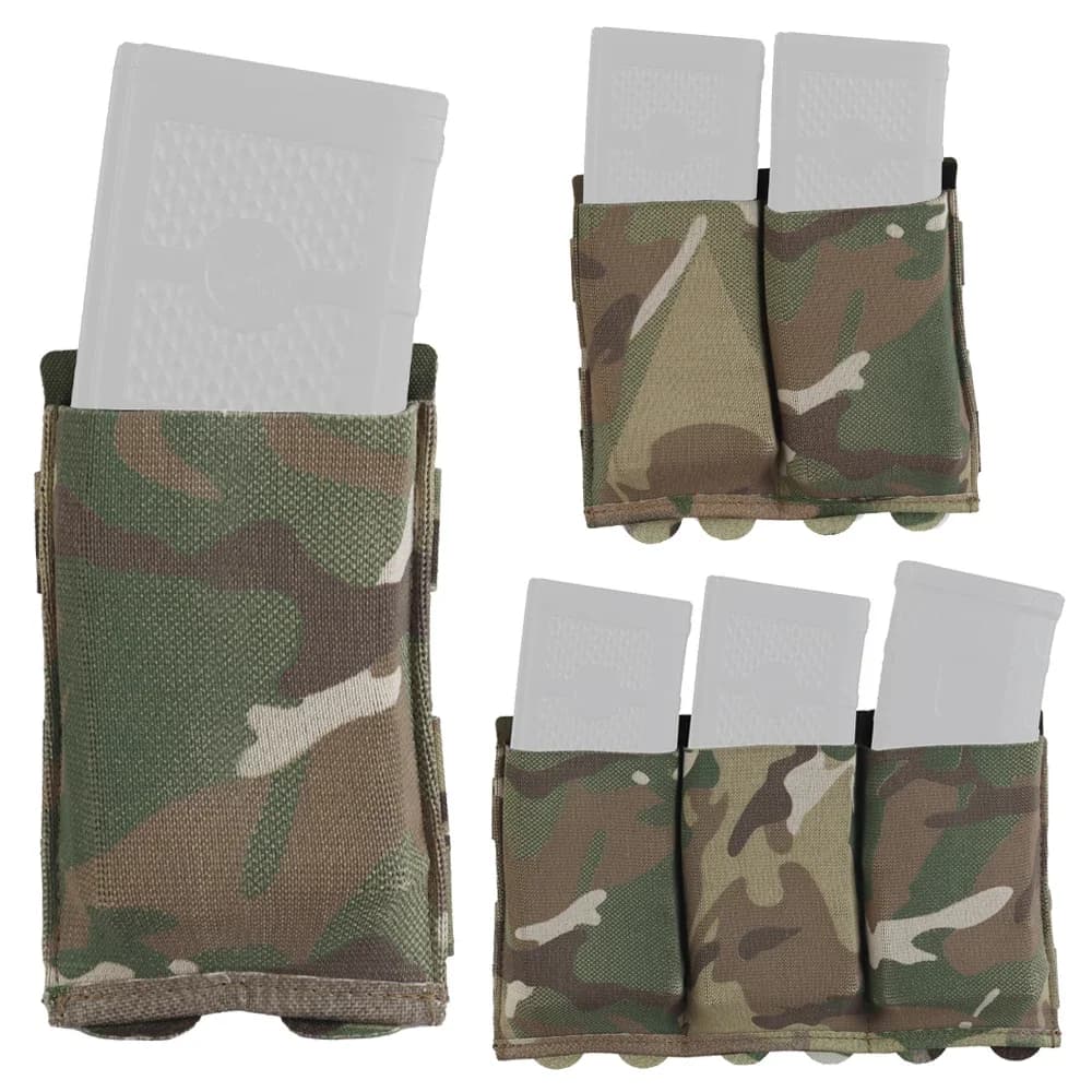 5.56/7.62 Portariviste MOLLE Tirare Veloce Caccia Tiro Airsoft AK AR15 M4 Portariviste Elastico Borsa Cintura Tattica Gilet Gear