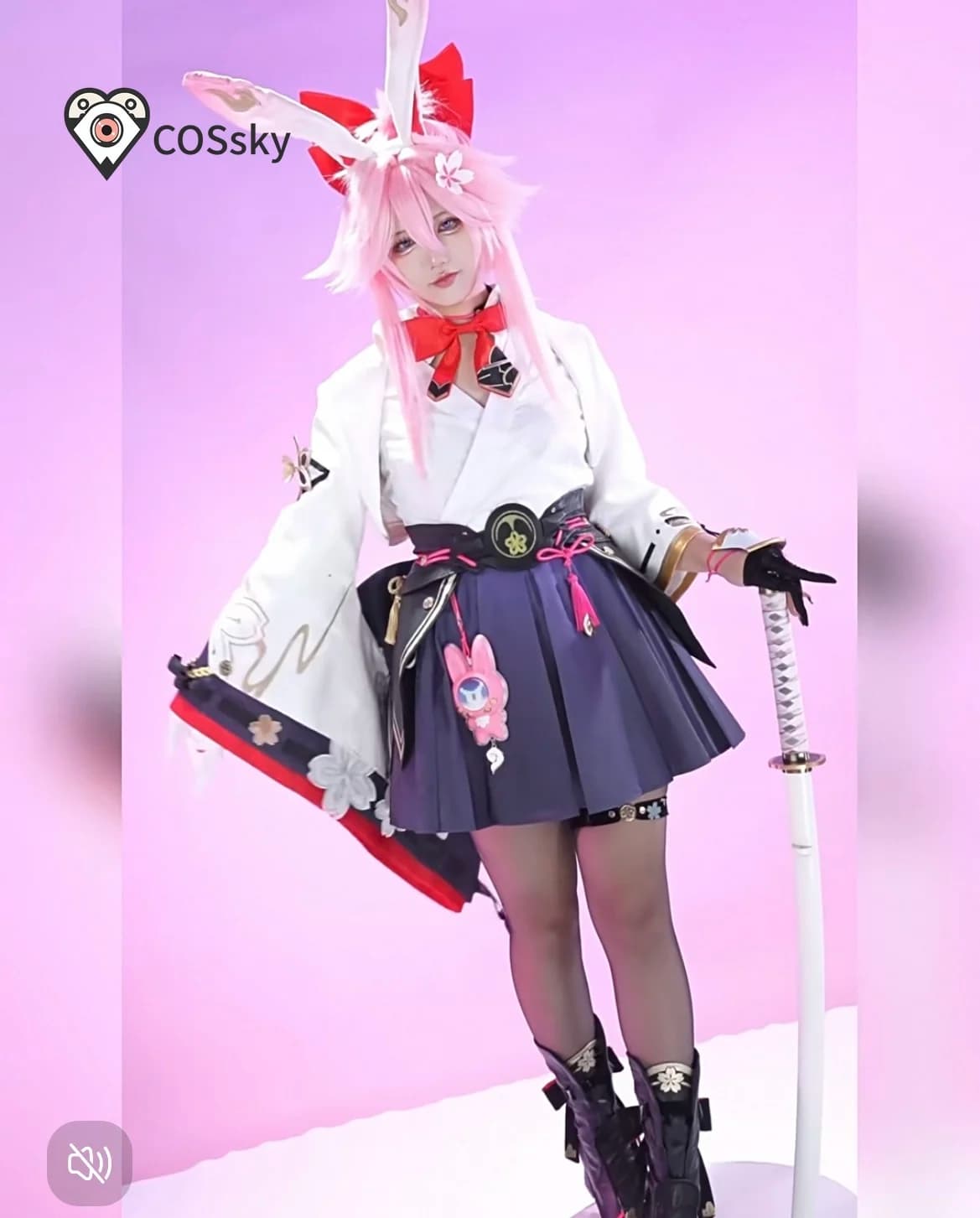 Evanescia Cosplay Costume from Honkai Game: Star Rail, JK Uniform Dress for Women, Halloween Accessories, Eyelets, Big Sizes