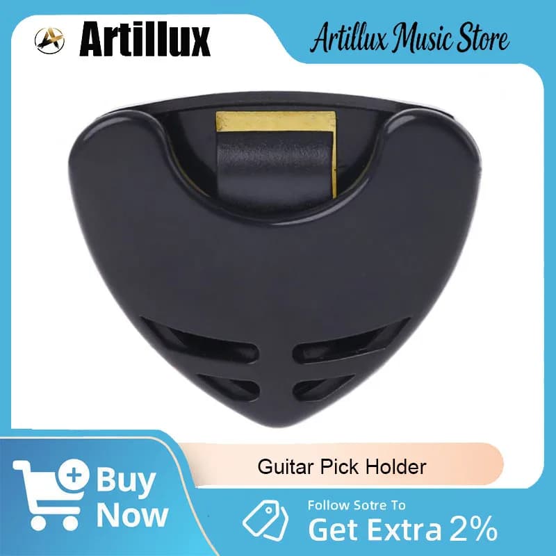 Artillux Portaplettro per Chitarra 1/5/10 Pezzi, Nuovo e di Alta Qualità per Amanti della Chitarra, Accessori per Chitarra con Conservazione Rapida