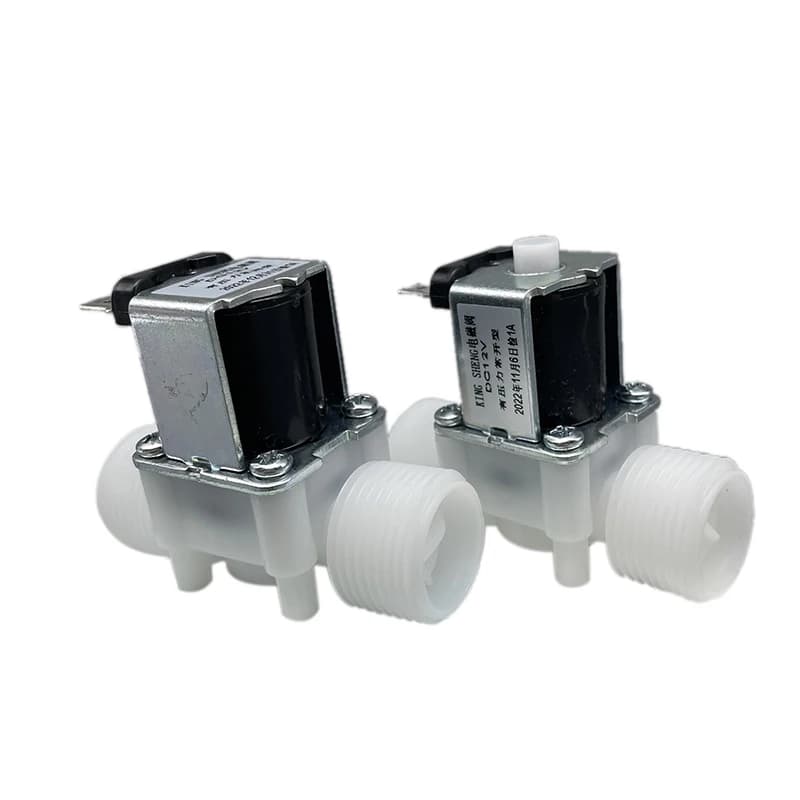 Elettrovalvola in plastica da 3/4 "12V 24V 220V controllo magnetico dell'acqua pressostato pneumatico normalmente chiuso aperto N/C