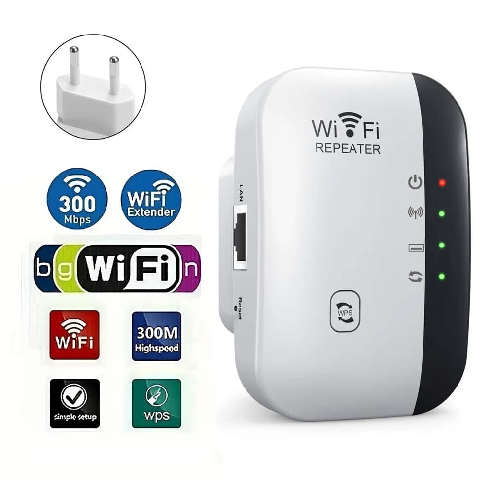 Ripetitore WIFI wireless 300Mbps Estensore Wifi remoto Amplificatore di rete WiFi 802.11N Ripetitore ripetitore WiFi Reapeter per PC