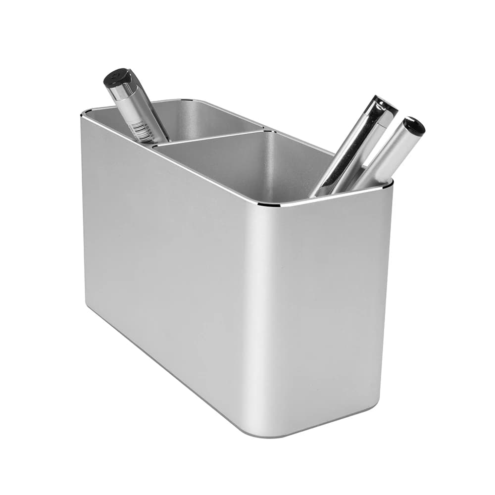 Portapenne in metallo in alluminio, supporto per matita per Organizer da scrivania portaspazzole per trucco regalo ideale per ufficio, aula, casa