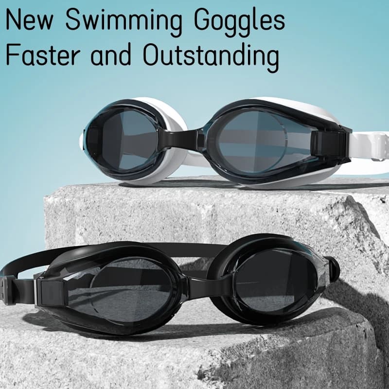 1pc swim glasses Unisex anti-fog protection UV waterproof swim glasses for adults without losses