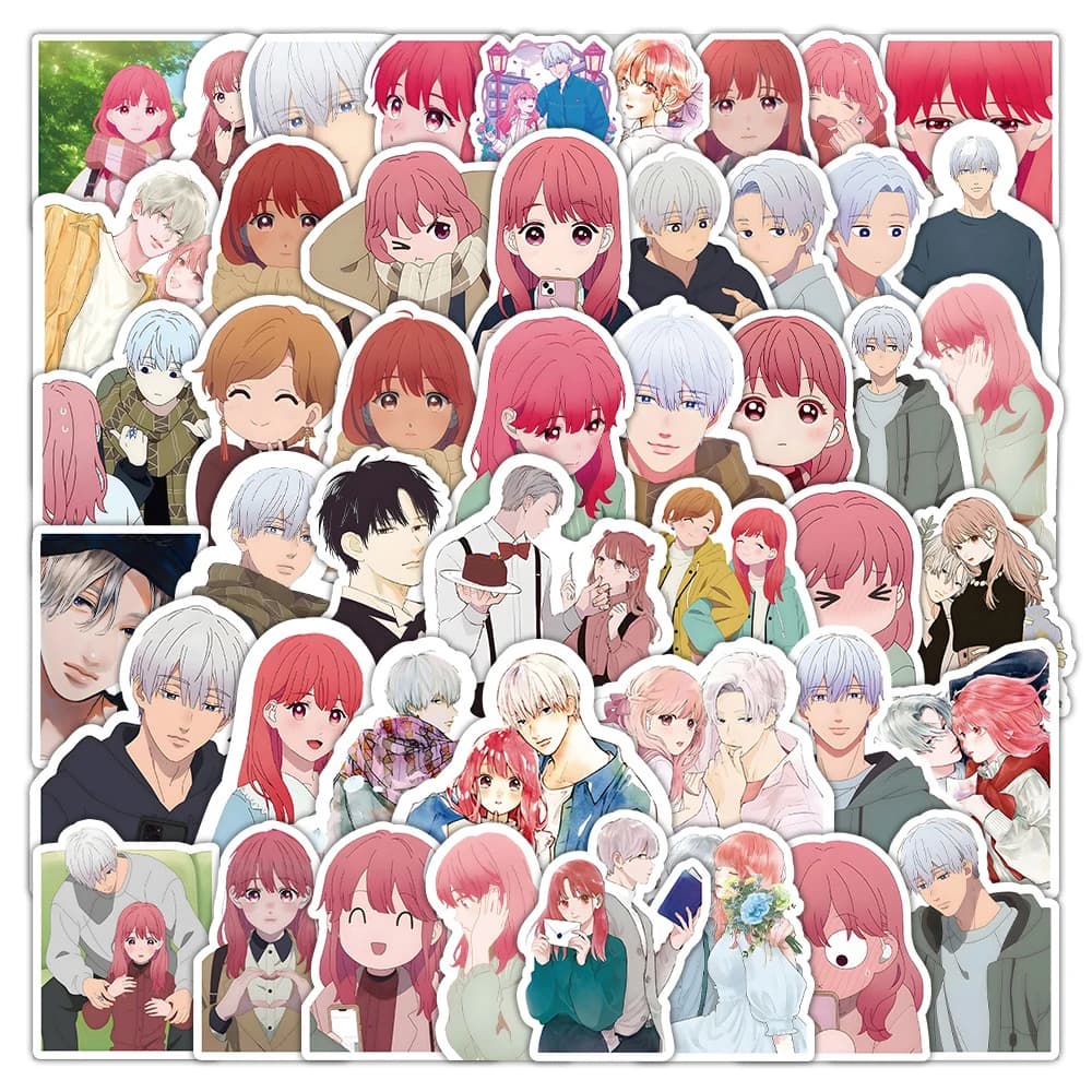 10/30/50pcs Anime Un Segno di Affection Adesivi Kawaii Yuki Ragazze Adesivo Scrapbooking Telefono Valigia Decorazione Del Computer Portatile Decalcomania