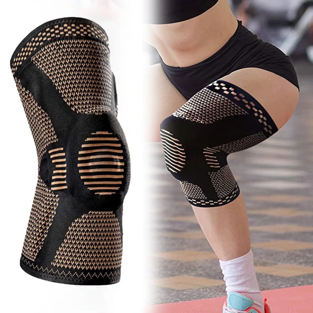 1PC Orthopaedic Knee Brace Support Adjustable Sports Knee Brace Swimwear Rotary nylon padding for sports training