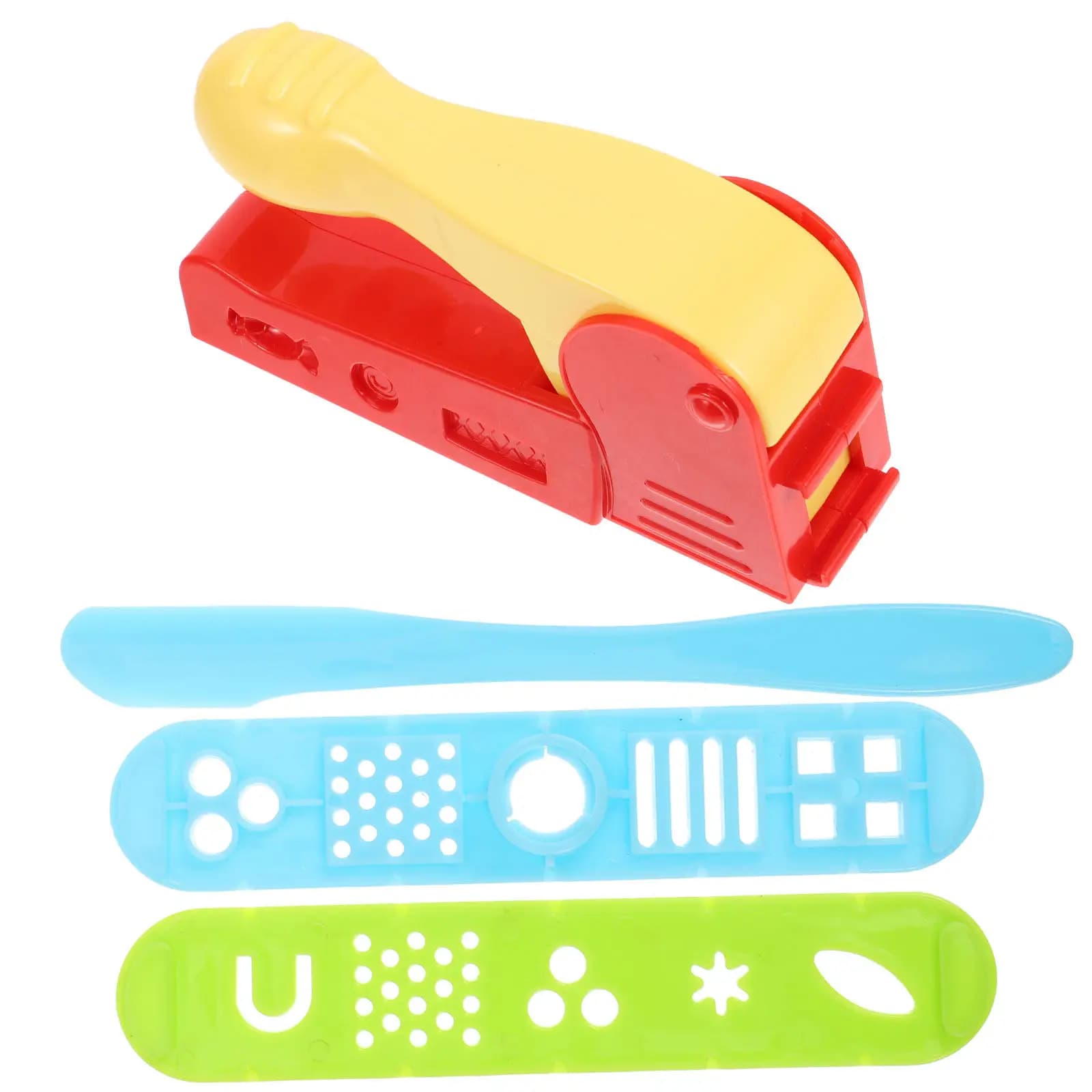 Set di 4 Attrezzi per Argilla Colorata, Kit Creativo per Plastilina Fai-da-Te, per Bambini, Giochi sulla Spiaggia e Educativi