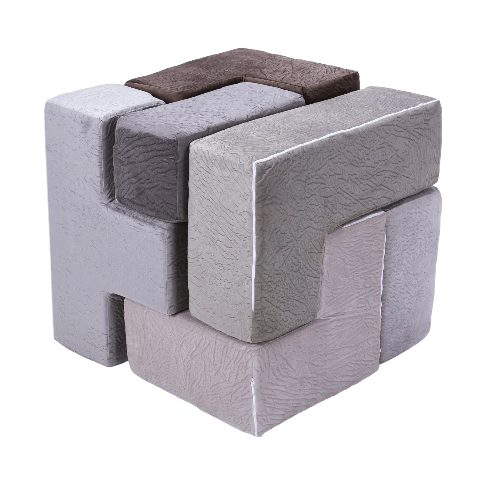 7 pieces of washable building blocks that inspire creativity, wear-resistant, for children's room, for the furniture of the games room
