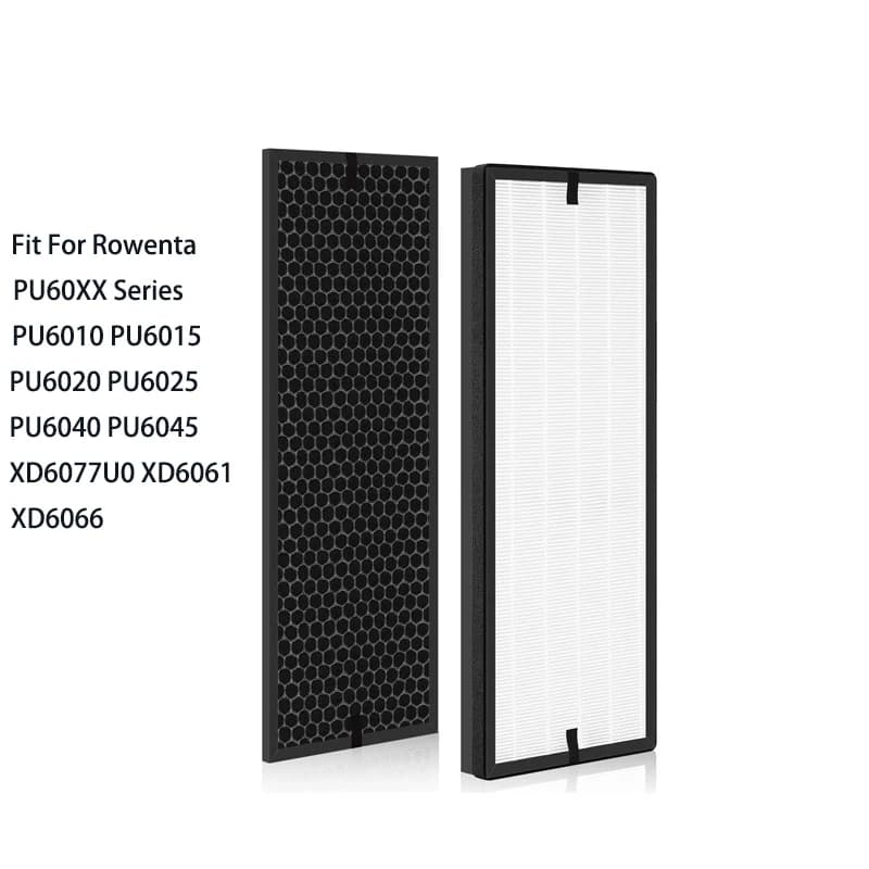 Filtro HEPA di ricambio compatibile con Rowenta PU60XX Series PU6010 PU6015 PU6020 PU6025 PU6040 PU6045 Purificatori d'aria personalizzati