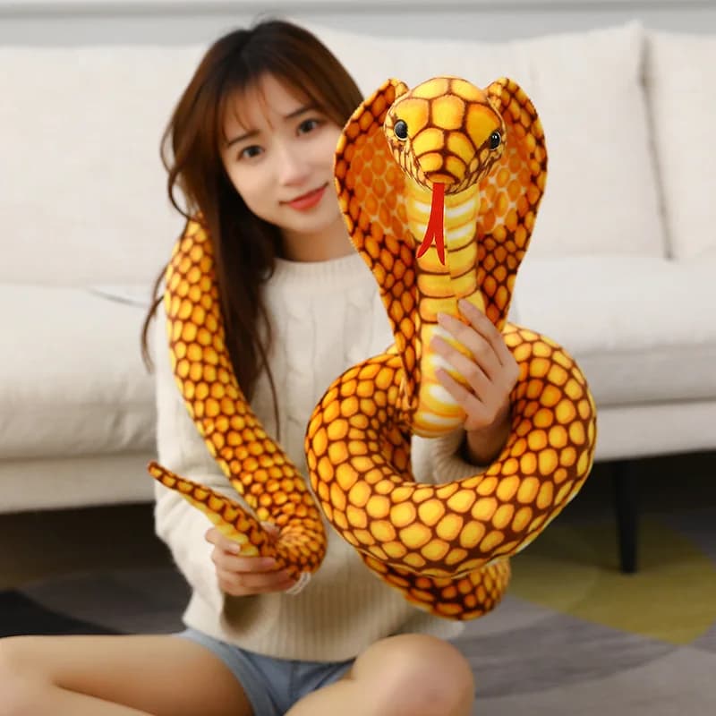 1 pz 80/170/240cm simulato colorato Cobra peluche animali di peluche serpenti peluche bambola divertente Spoof scherzo peluche decorazioni per la casa