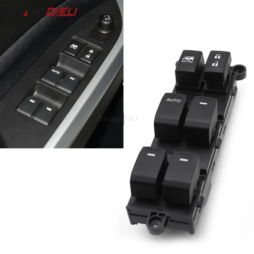 Interruttore di comando principale alzacristallo elettrico per conducente anteriore sinistro adatto per Suzuki Vitara S-Cross SX4 Alivio Ciaz 2015 pulsante sollevatore di vetro