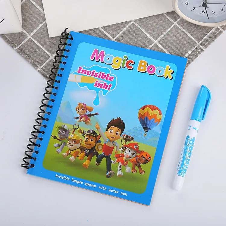 Paw Patrol Genuino Cane Pittura ad Acqua Disegno Giocattoli per Bambini Graffiti Cartoon Acquerello Libro Magico per Ragazzi Ragazze Regali di Compleanno