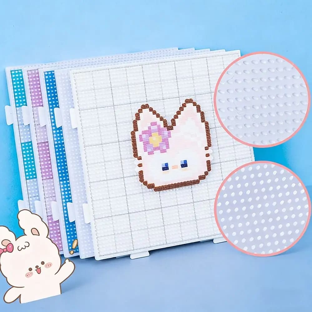 Piastra per Perline di Alta Qualità 2.6mm, per Artigianato e Decorazioni, Resistente al Calore, per Perline Perler, Stampo per Creare Puzzle Fai da Te, Strumento per Perline Hama