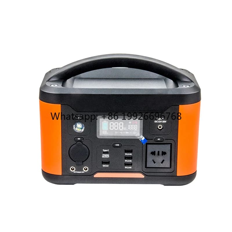 Portable 500W generator with Lithium Battery, Power Bank for Camping and Open Activities