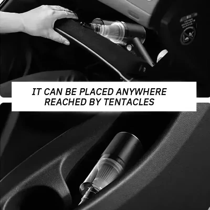 Aspirapolvere per Auto 2900000 PA, Ricarica USB, Potente Macchina di Pulizia 4 in 1, Aspirapolvere Portatile Senza Fili con Funzione Soffiante e Aspirante