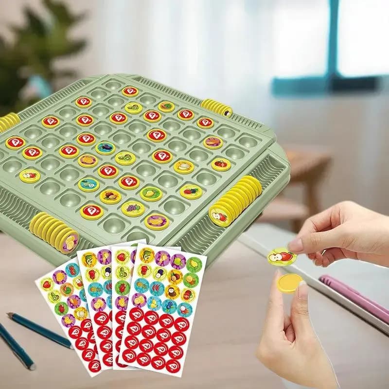 Aumenta le abilità logiche con set di giochi di scacchi cognitivi e giocattoli per lanciare la frutta