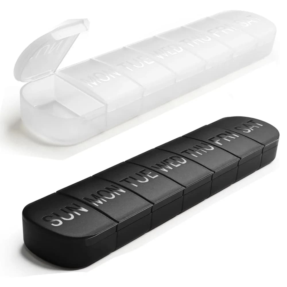 New Large Weekly Warm 7 Days 7 Grids Premuim Pills Box Organizer Storage Container For Medicinal Media Vitamins Fish Oil